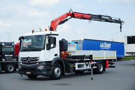Mercedes Benz - ANTOS 1830 platformom + kran FASSI F 175