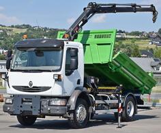 Renault - MIDLUM 220 DXI Kiper + Kran Hiab 077 B - 2 DUO