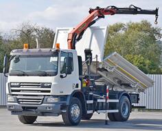 DAF - CF 75.310 Kiper + Kran Palfinger PK-11001-K