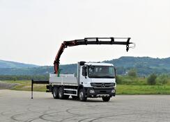 Mercedes Benz - ACTROS 2636 6x4 Platformom + Kran PK 16002 C