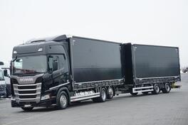 Scania - R 410 6x2 sa kliznom ceradom + prikolica sa kliznom ceradom