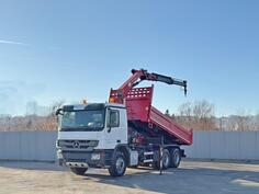 Mercedes Benz - ACTROS 2636 BORDMATIC + kran 6x4 kiper / LUS-1092
