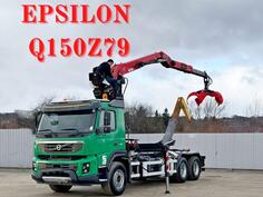 Volvo - FMX 460 kamion rol kiper + kran / LUS-1130