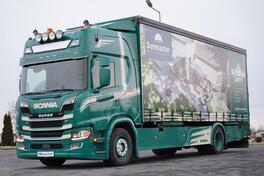 Scania - G 280 / Kamion sa klizna zavesa cerada / IMP-3577