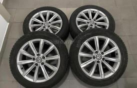 Fabričke felne i VW original 17ce 5x112 zimska 215 55 17 gume