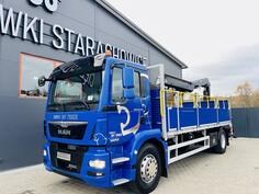 MAN - TGM TGS 18.250 / kran / kamion sa ravnom platformom / JOA-0361
