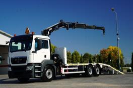 MAN - TGS 26.360 / 6x2 / LABUDICA 7,5 M / HIAB 166 B-3 / MAKSIMALNA NOSIVOST / TEGLJAČ / IMP-5027
