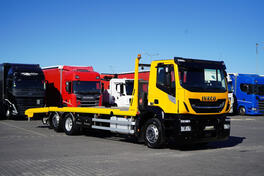 Iveco - STRALIS / 360 / EURO 6 / ACC / 6×2 / PLATFORMA 9,4 m / NOSIVOST 12 t / kamion za prevoz a...