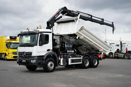 Mercedes Benz - AROCS / 2636 / EURO 6 / 6 X 4 / HIAB 188 B-3 / 2 STRANE KIPER KAMION / DOM-2568