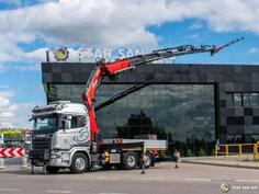 Scania - R580 / 6x2 / FASSI F545RA.2.27 XE / FLY JIB / Vitlo / Tegljač sa platformom / STR-0772