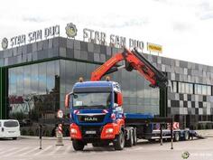 MAN - TGS 26.480 / 6x6H / PALFINGER PK 40002 / dizalica sa vitlom / tegljač sa poluprikolicom nis...