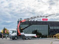 MAN - TGS 26.320 / 6x2 / FASSI F660AXP.27 / dizalica sa produžnom rukom / kamion s ravnom platfor...