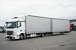 Mercedes Benz - ACTROS / 1830 / ACC / EURO 6 /120 M³ / TERETNO VOZILO SA CERADOM I PRIKOLICA SA C...