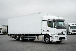 Mercedes Benz - ACTROS / 2543 / EURO 6 / MP5 / RAMPA / 21 PALETA / DUŽINA 8 M / KAMION SA SANDUČA...