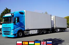 Volvo - FH 500 6x2 / KRONE / 19 EPAL paleta / Thermo King / Dvostruka hladnjača / rampa / Kamion ...