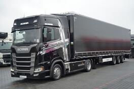 Scania - S 500 / KRONE FİRANKA / MEGA KOMPLET / LOWDECK / NOVE GUME / TEGLJAČ SA POLUPRIKOLICOM S...