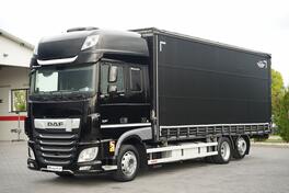 DAF - XF 480 / SOLO - 7,7 M / 6X2 / I-PARK COOL / PODIZNA OSOVINA / teretno vozilo sa ceradom / I...