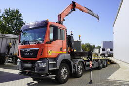 MAN - TGS / 35.360 / EURO 6 / 8X2 / FASSI F235A.2.22 DIZALICA / DALJINSKO UPRAVLJANJE / KAMION SA...