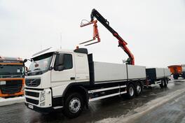 Volvo - FM 450 kamion + prikolica / + kran / IMP-3718