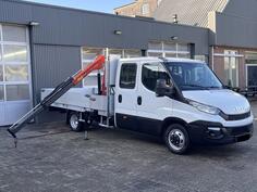 Iveco - Daily 35C17 / 3L / Palfinger kran kamion s ravnom platformom / MO3042