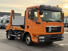 MAN - TGL 8.180 / EEV / telescopic / spare wheel kamion autopodizač kontejnera / MO3053