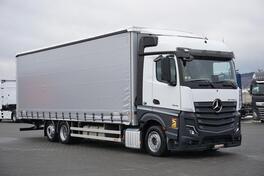 Mercedes Benz - ACTROS L / 2545 / E6 / MP5 / FIRANKA / 23 PALETA / 9,5 m – kamion sa klizna zaves...