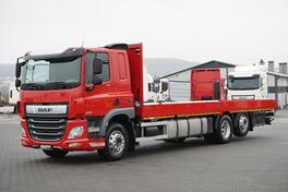 DAF - CF / 410 / ACC / E6 / 8,5 m / kamion s ravnom platformom / DOM-1926