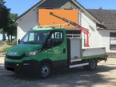 Iveco - Daily 40C17 kamion s ravnom platformom+kran/2d1678