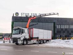 Renault - T430 6x2 kamion furgon sa PALFINGER PK14.501 SLD kranom i platformom / STR-0560