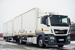 MAN - TGS 18.440 kamion furgon + furgon prikolica/IMP-3810