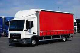 MAN - TGL 12.190 Euro 6 / firanka + hidraulična rampa / nosivost 6.525 kg / 16 paleta / kamion sa...