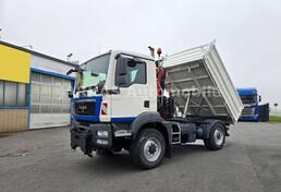 MAN - TGM 13.250 3 s kiper+kran/LTK378