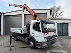 Mercedes Benz - Atego 1224 3 s kiper+kran/LTK390