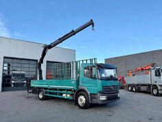 Mercedes Benz - ATEGO 1324 kamion s ravnom platformom+kran/LTK458