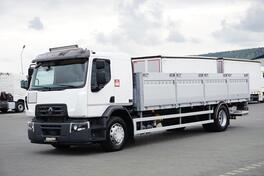 Renault - D 280 / ACC / E 6 / rampa / 9953 KG / kamion s ravnom platformom / DOM-2104