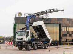 Iveco - TRAKKER 450 8x8 PM 85SP kran Kipper Tipper kiper / STR-0595