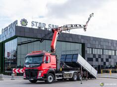 Volvo - FM420 6x2 PALFINGER PK 34002 SH kran Fly Jib kiper / STR-0608