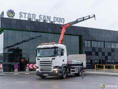 Scania - G280 4x2 PALFINGER PK 12001 EH HDS kran Lift kamion s ravnom platformom / STR-0617