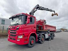Scania - G 450 / kran / kiper / LUS-1197