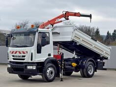 Iveco - 120E25 / kran / kiper / LUS-1237