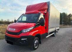 Iveco - DAILY 35-140 / rampa /  kamion s ceradom < 3.5t / FER012