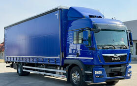 MAN - TGM 15.250 / rampa / kamion s ceradom / FER019