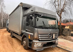Mercedes Benz - ATEGO 1224 / rampa / kamion s ceradom / FER017