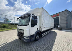 DAF -  LF 180 / rampa / kamion s ceradom / FER018