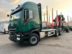 Iveco - X-WAV 510 6x4BL / kran / kamion za prevoz drva / FER023