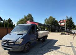 Mercedes Benz - Sprinter 2.2 516 CDI / kran kamion s ravnom platformom / LA2409