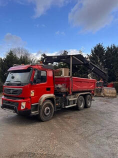 Volvo - FM 370 / 6x4 / CIF / kran / građevinski kamion kiper / LA2565