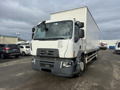 Renault - D 19 box truck / rampa / kamion furgon / LA2607