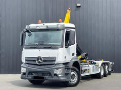 Mercedes Benz -  Actros 2540 hooklift truck / Palfinger kran / kamion rol kiper / LA2609