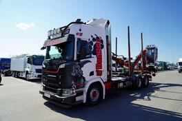Scania - R 730 XT /V8/ kamion za prijevoz drva + Crane / IMP-4113